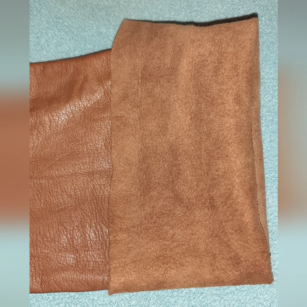 IMONI | Brown Leather, Adjustable Gloves